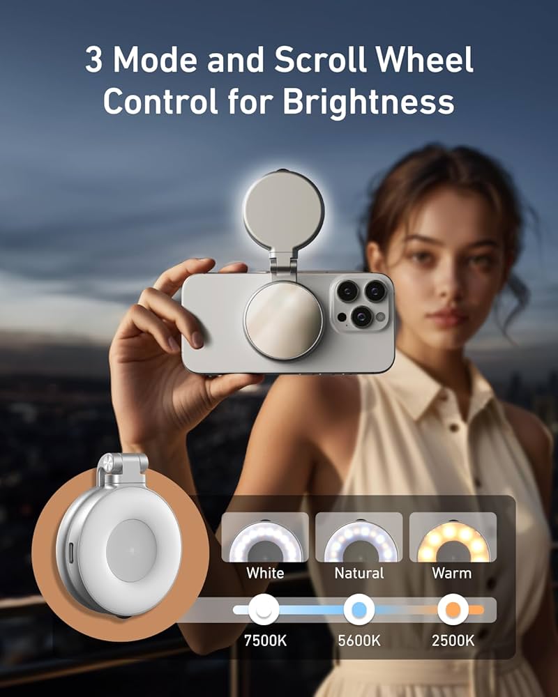 C03 Magnetic Selfie Ring Light